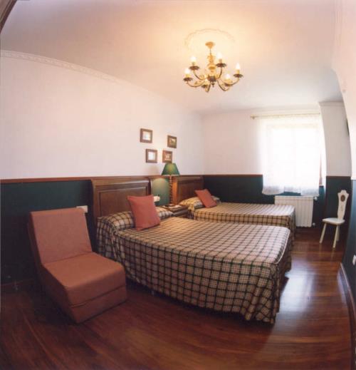 Habitación doble agroturismo Iberreko Errota en Bizkaia