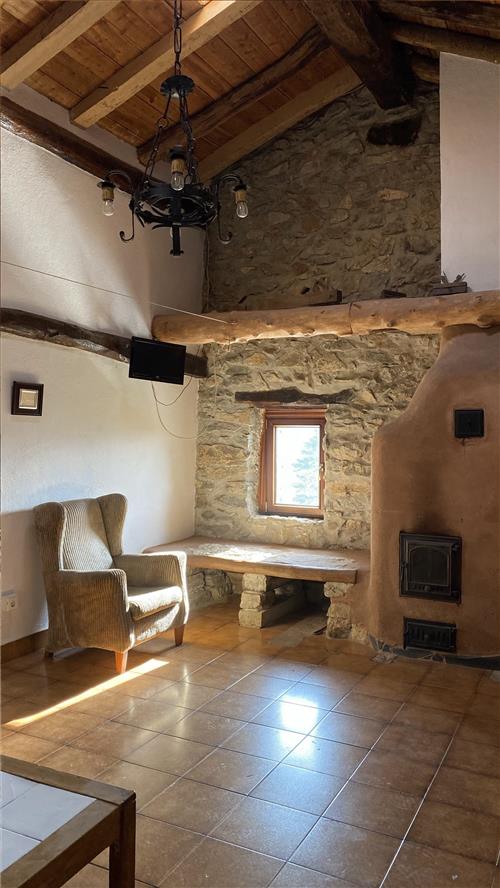 sala de estar agroturismo pagorriaga en Gipuzkoa