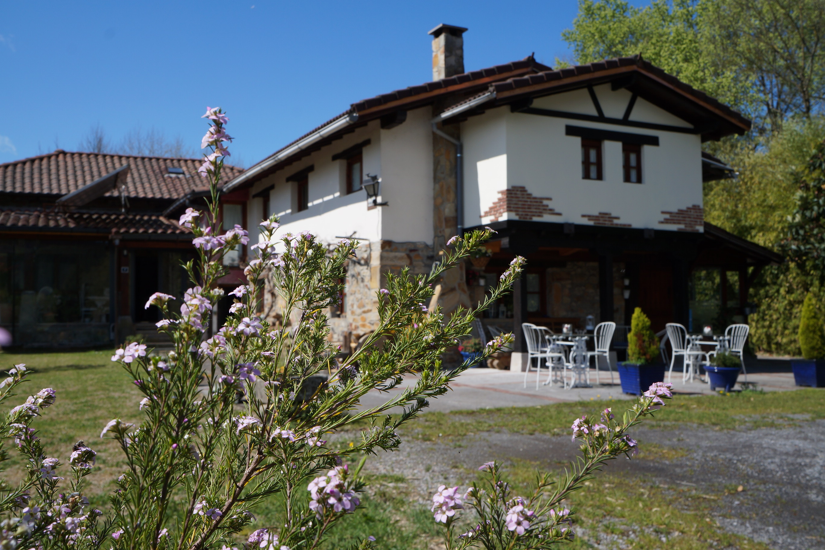 fatxada nekazalturismoa ibarra Bizkaian