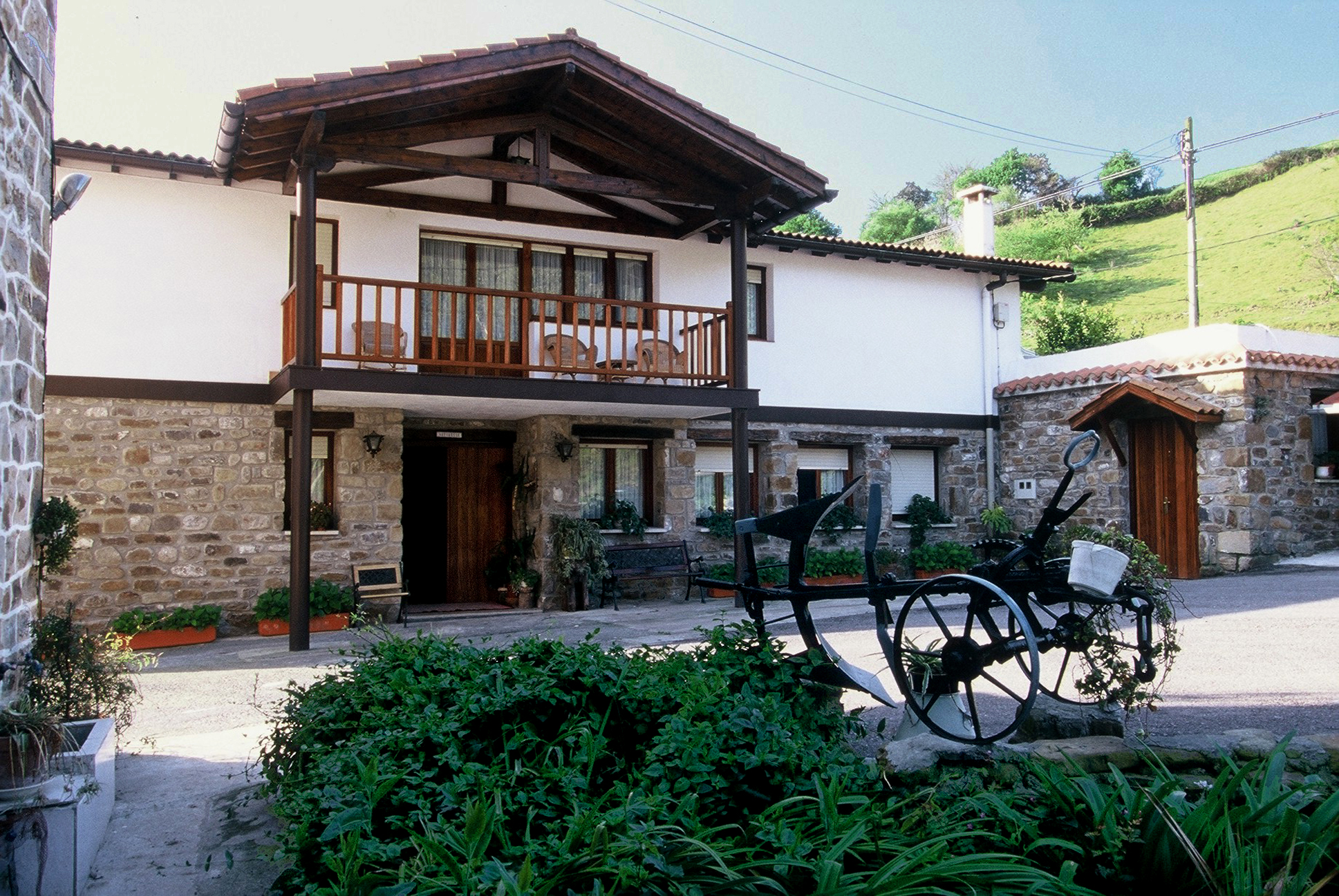 Fatxada nekazalturismoa Artiketxe Bizkaian