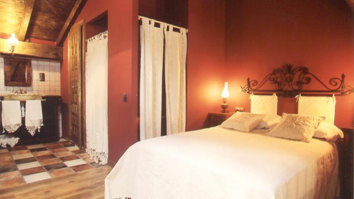 habitación doble agroturismo carpe diem en Alava