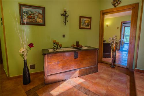 Interior agroturismo Etxano en Bizkaia