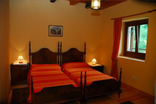 habitación doble casa rural Iragorri en Gipuzkoa