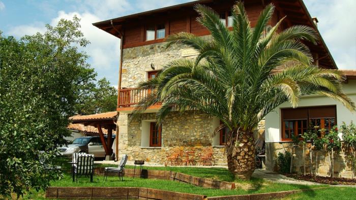 lorategia landa-etxea Oraindi Bizkaian