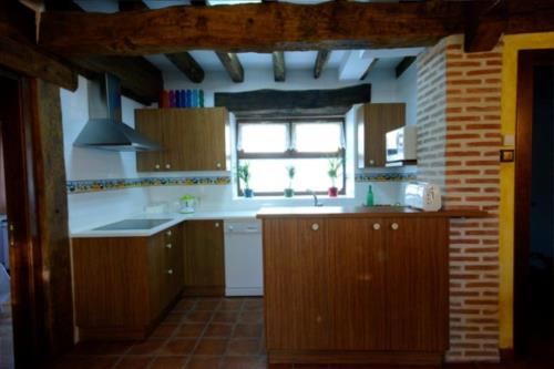 cocina casa rural Zadorra etxea en Alava