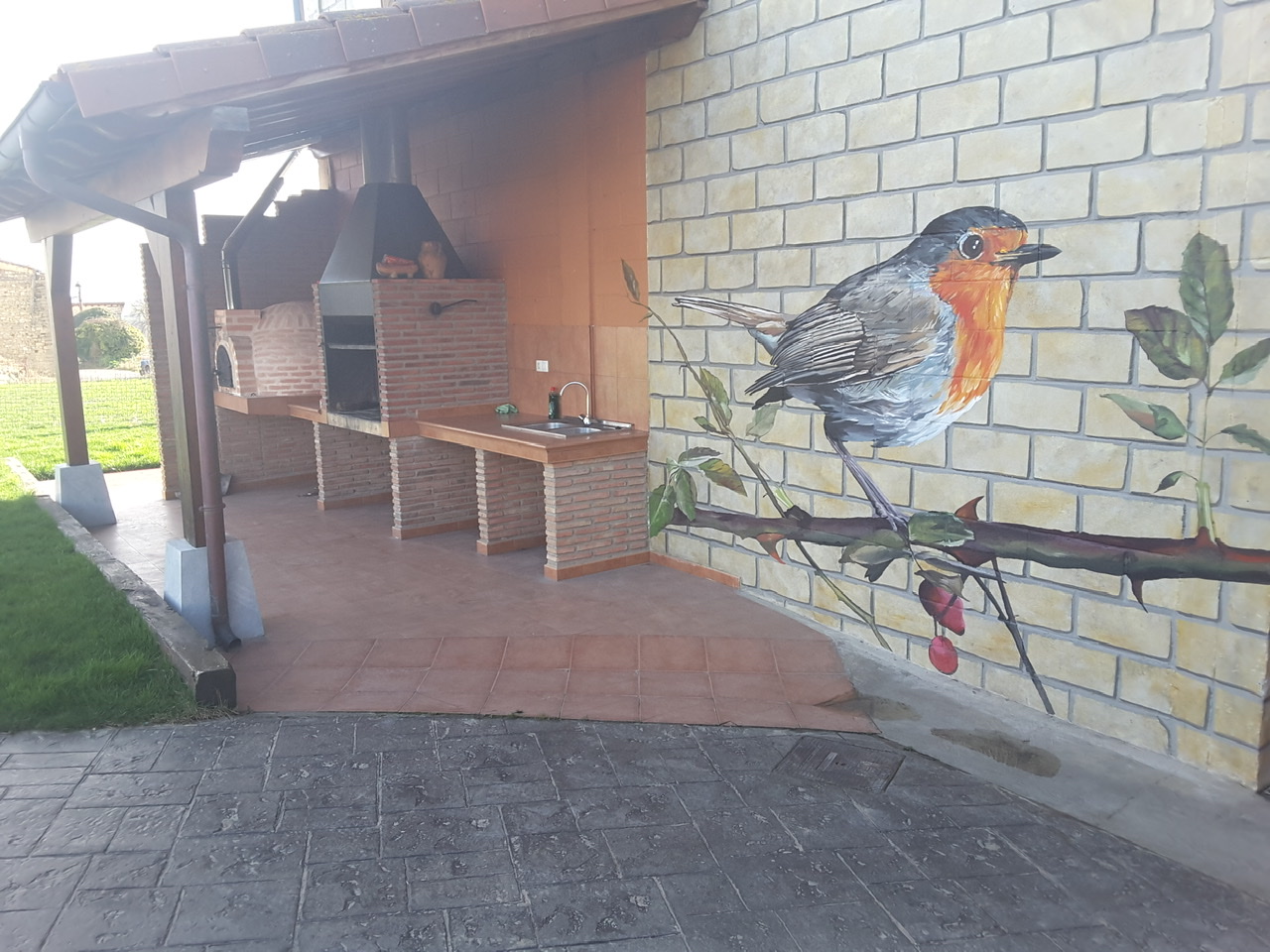 fatxada nekazalturismoa ganbara araban