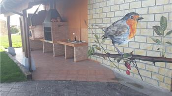 fatxada nekazalturismoa ganbara araban