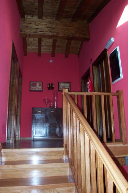 escaleras agroturismo ganbara en alava