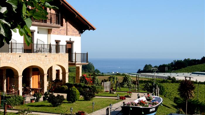 Fatxada Nekazalturismoa Usotegi Gipuzkoan