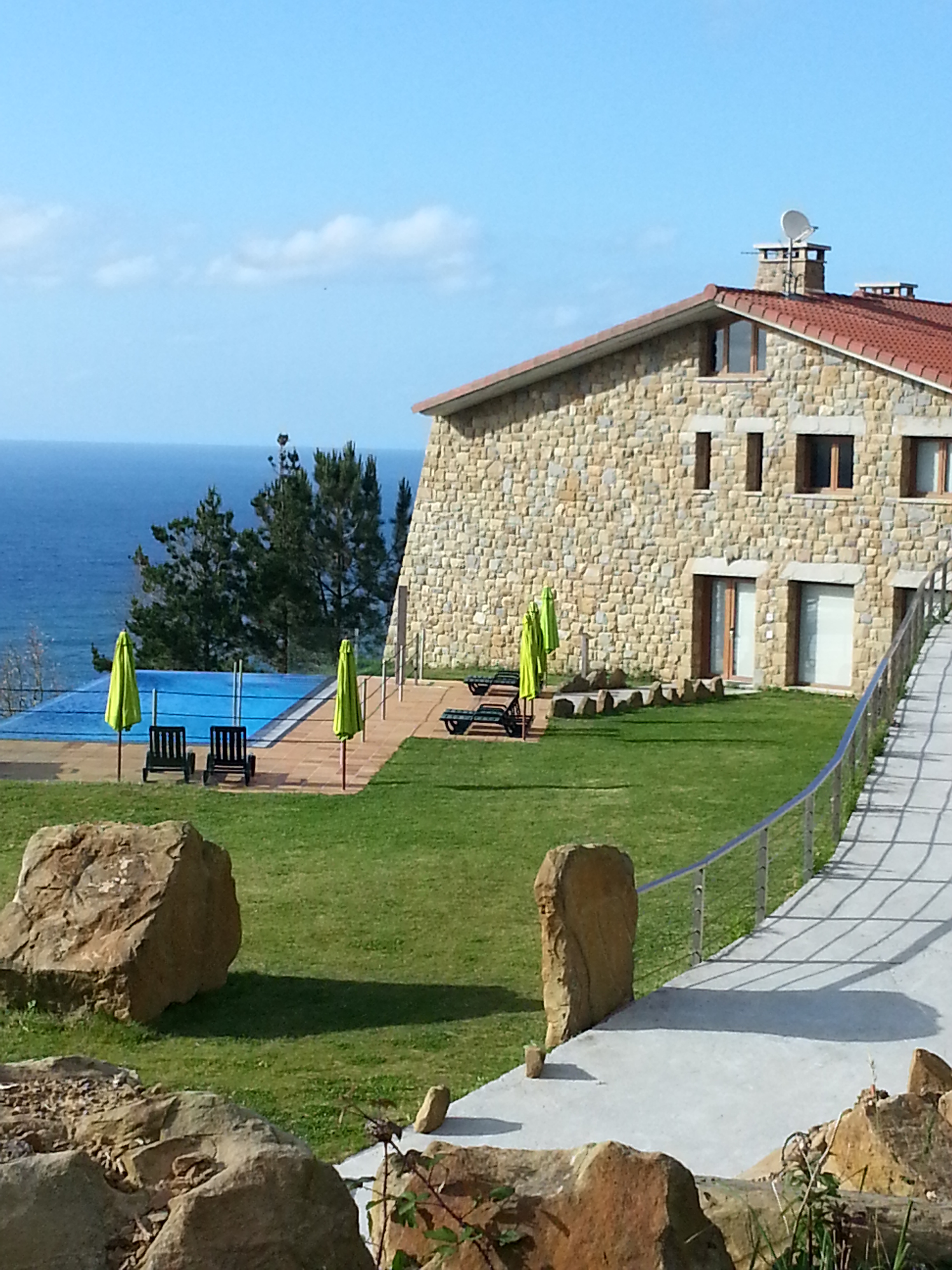 fatxada nekazalturismoa Itxaspe Gipuzkoan