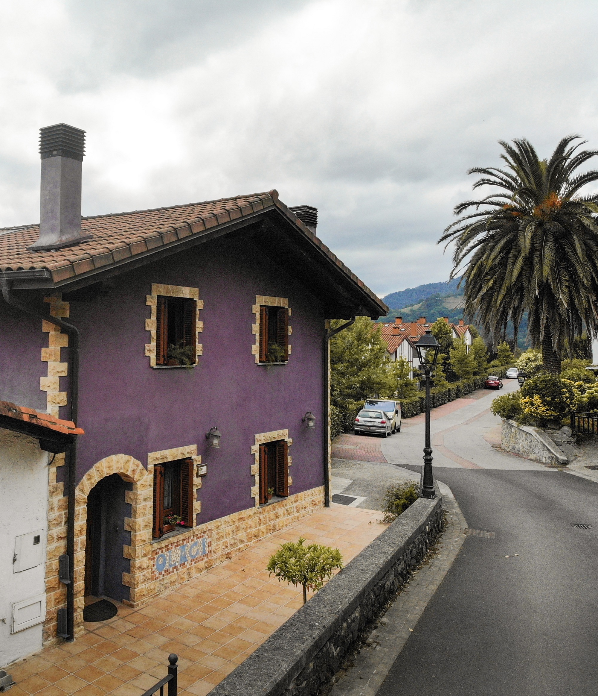 fatxada nekazalturismoa Olagi Gipuzkoan