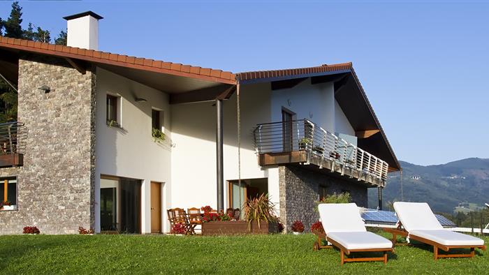 fachada casa rural teileri en gipuzkoa