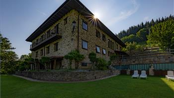 Fatxada landa-etxea Gorosarri Gipuzkoan 