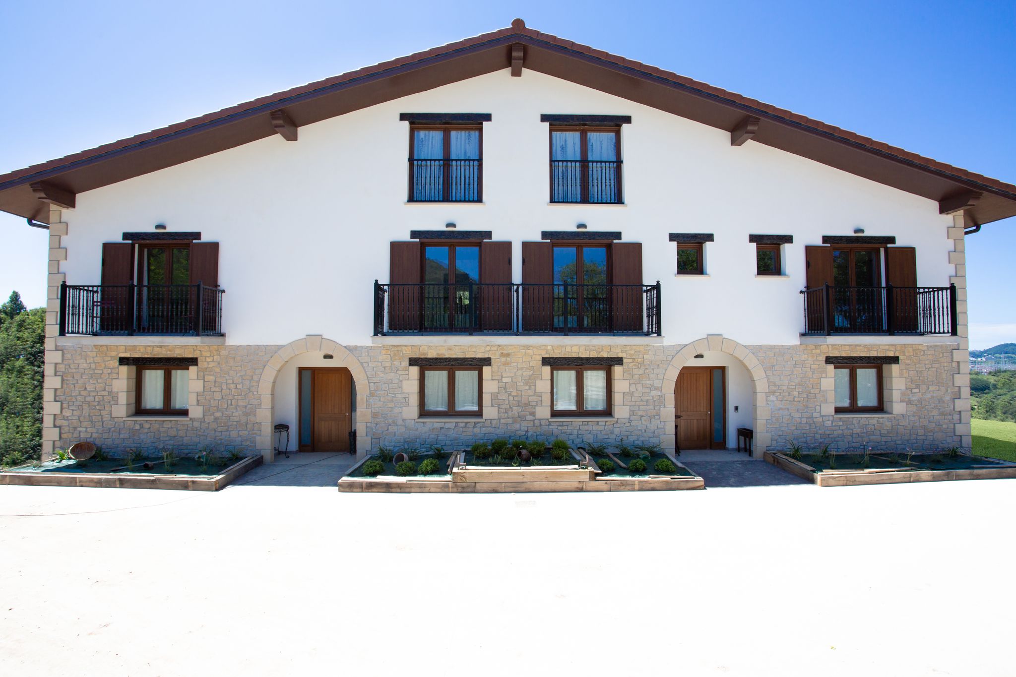 Fatxada agroturimoa Basitegi Gipuzkoan