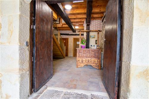 Entrada agroturismo Arialdegi en Bizkaia