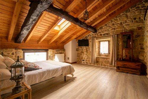 Habitación doble agroturismo Arialdegi en Bizkaia