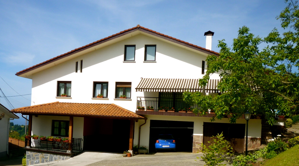 fatxada nekazalturismoa Gaikoetxe Gipuzkoan