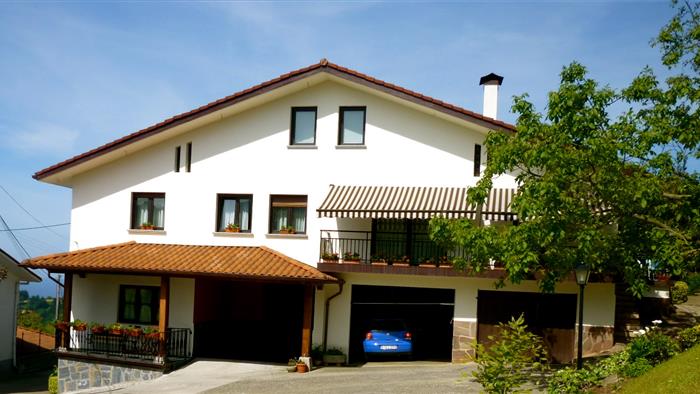 fatxada nekazalturismoa Gaikoetxe Gipuzkoan