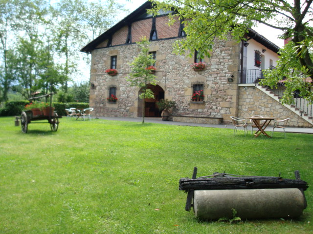 fatxada landa-etxea Jesuskoa Gipuzkoan