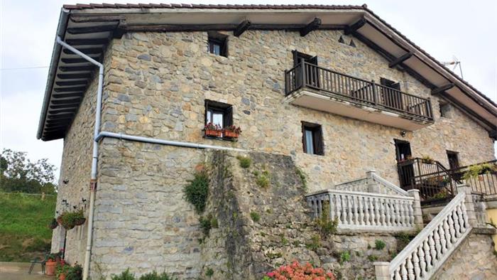 Paisaje agorturismo Arraspiñe en Gipuzkoa