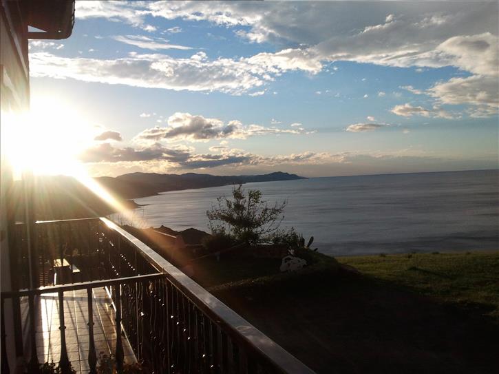 paisaia nekazalturismoa Santa Klara Gipuzkoan 